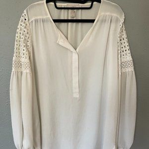 Sheer White Blouse